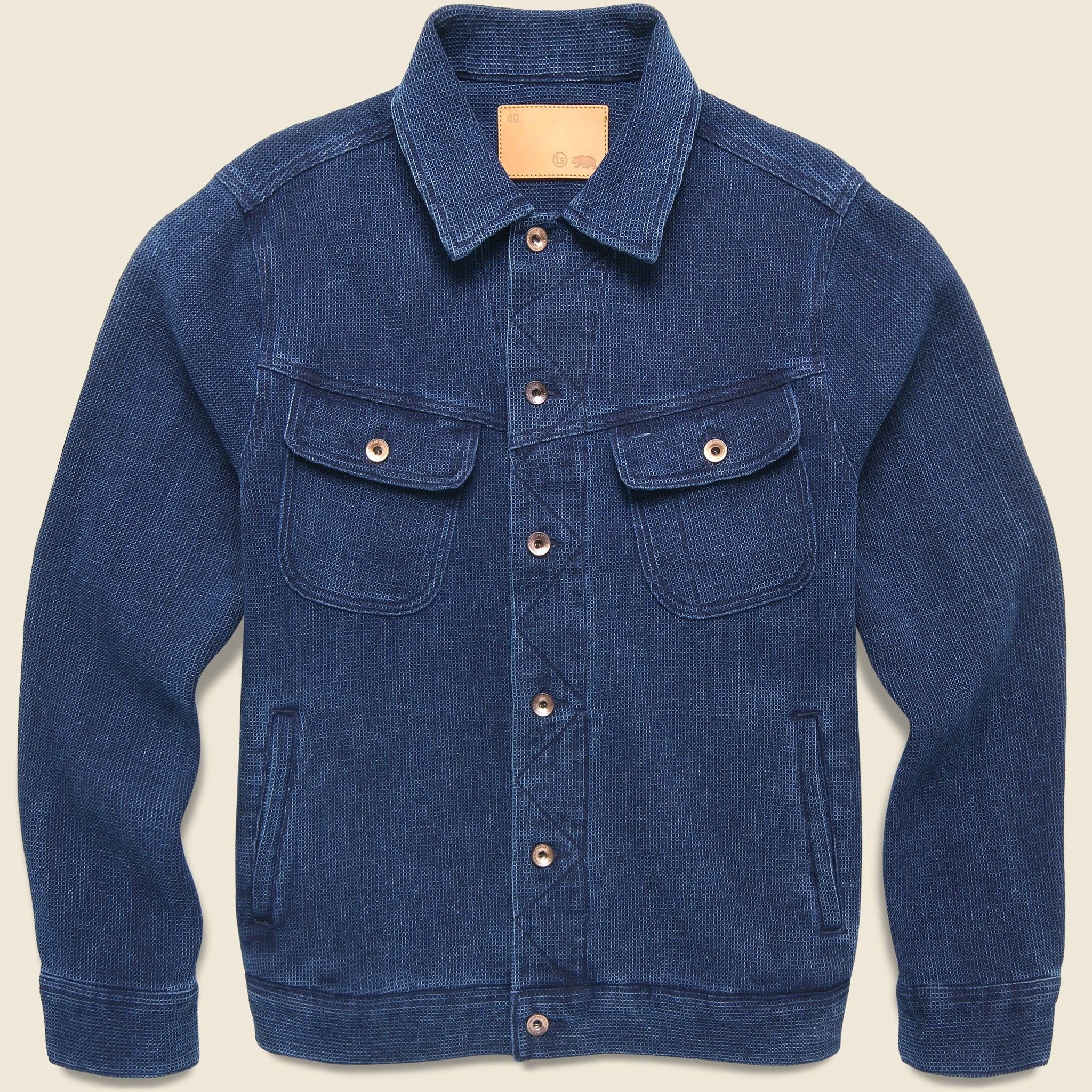Long Haul Jacket - Indigo Waffle - Taylor Stitch - STAG Provisions - Outerwear - Coat / Jacket