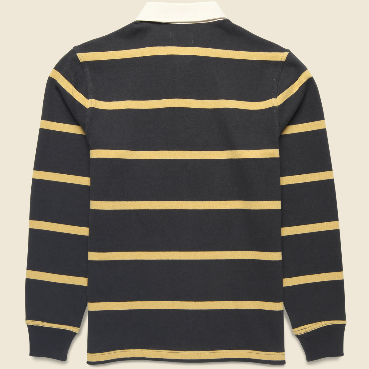 Cashmere Striped Rugby Black/Blue main image 1