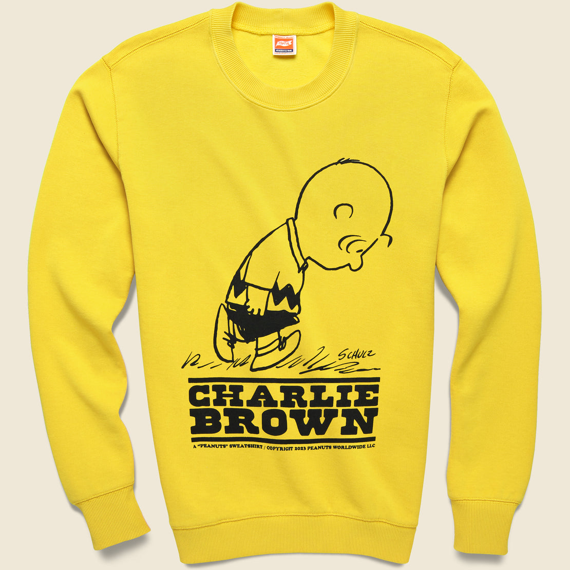 TSPTR Charlie Brown Sweatshirt - Sunshine Yellow
