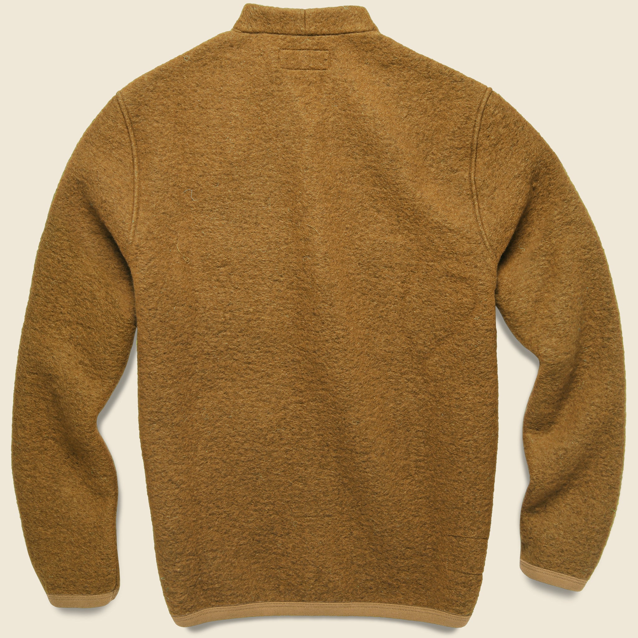 Wool Fleece Cardigan - Mustard - Universal Works - STAG Provisions - Tops - Sweater