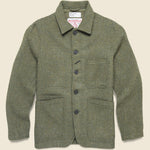 Harris Tweed Bakers Chore Jacket - Green - Universal Works - STAG Provisions - Outerwear - Coat / Jacket