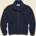 Alvar Fleece Lancaster Jacket - Navy - Universal Works - STAG Provisions - Outerwear - Coat / Jacket