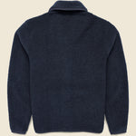 Alvar Fleece Lancaster Jacket - Navy - Universal Works - STAG Provisions - Outerwear - Coat / Jacket