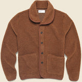Alvar Fleece Lancaster Jacket - Cumin - Universal Works - STAG Provisions - Outerwear - Coat / Jacket