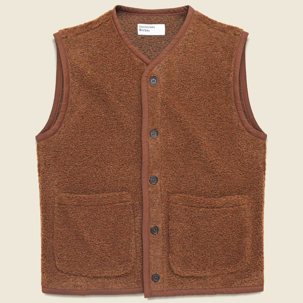 Alvar Fleece Lancaster Gilet - Cumin
