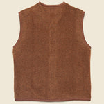Alvar Fleece Lancaster Gilet - Cumin - Universal Works - STAG Provisions - Outerwear - Vest