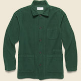 Fine Cord Bakers Overshirt - Green - Universal Works - STAG Provisions - Tops - L/S Woven - Overshirt