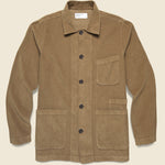 Fine Cord Bakers Overshirt - Khaki - Universal Works - STAG Provisions - Tops - L/S Woven - Overshirt