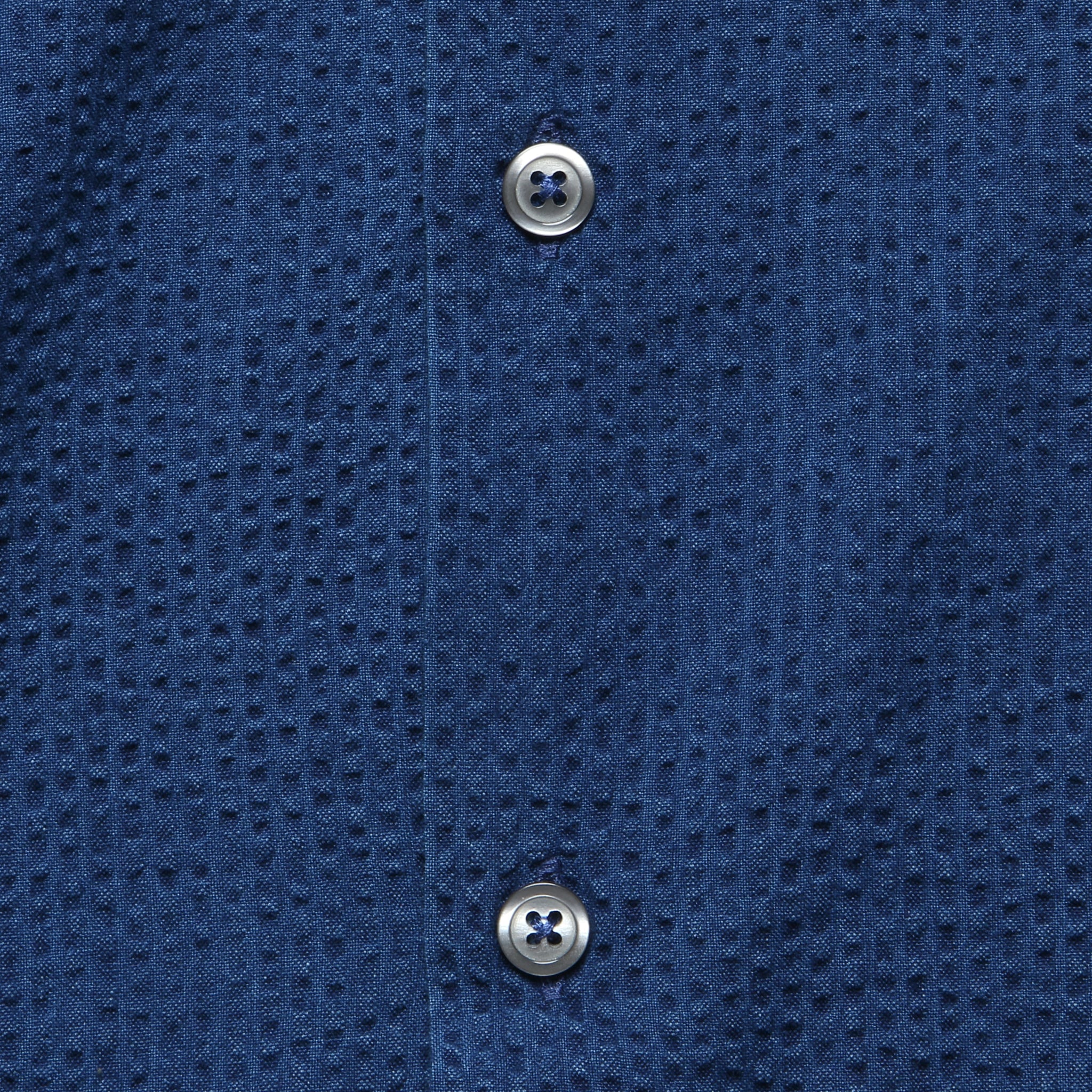 Seersucker Road Shirt - Washed Indigo - Universal Works - STAG Provisions - Tops - S/S Woven - Seersucker