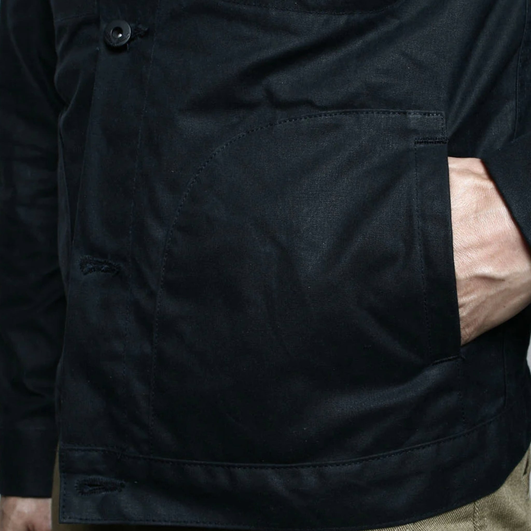 Supply Jacket - Waxed Black Ridgeline - Rogue Territory - STAG Provisions - Outerwear - Coat / Jacket