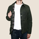 Supply Jacket - Blanket Lined Waxed Olive Ridgeline - Rogue Territory - STAG Provisions - Outerwear - Coat / Jacket
