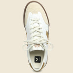 Volley O.T. Leather Sneaker - White Tent Bark - Veja - STAG Provisions - Shoes - Athletic