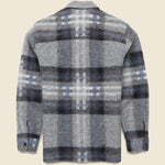 Nolan Overshirt - Grey/Blue - Wax London - STAG Provisions - Outerwear - Shirt Jacket
