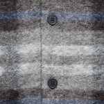 Nolan Overshirt - Grey/Blue - Wax London - STAG Provisions - Outerwear - Shirt Jacket