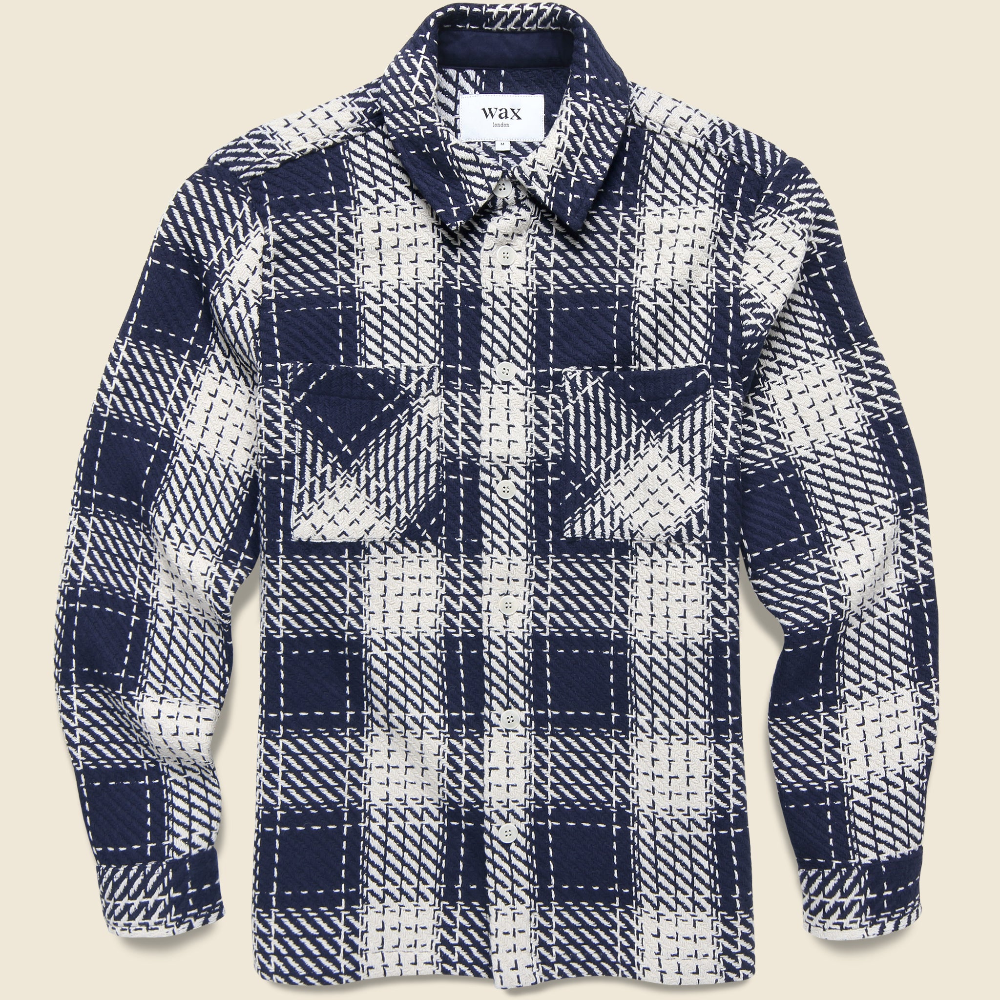 Whiting Overshirt - Marine Beatnik