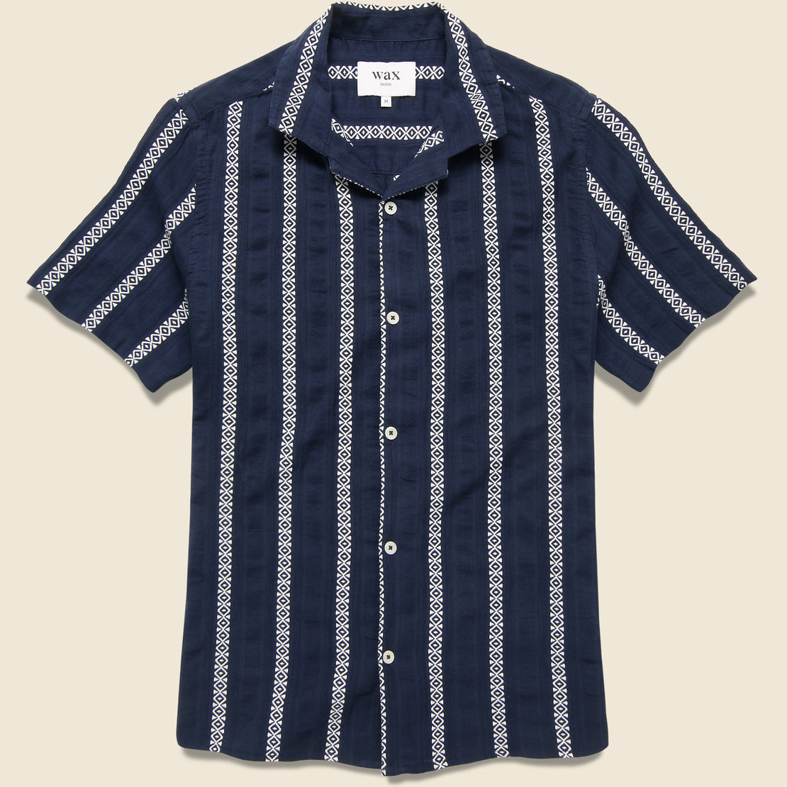Wax London Leno Shirt - Navy