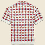 Crochet Porto Shirt - Ecru - Wax London - STAG Provisions - Tops - S/S Knit