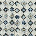 Didcot Geo Tile Shirt - Ecru - Wax London - STAG Provisions - Tops - S/S Woven - Other Pattern