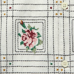 Didcot Tapestry Embroidered Shirt - Ecru - Wax London - STAG Provisions - Tops - S/S Woven - Floral