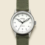 Automatic Standard Issue Field Watch 38mm - White/Olive - Weiss Watch Co - STAG Provisions - Accessories - Watches