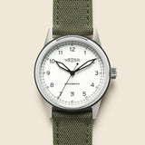Automatic Standard Issue Field Watch 38mm - White/Olive - Weiss Watch Co - STAG Provisions - Accessories - Watches
