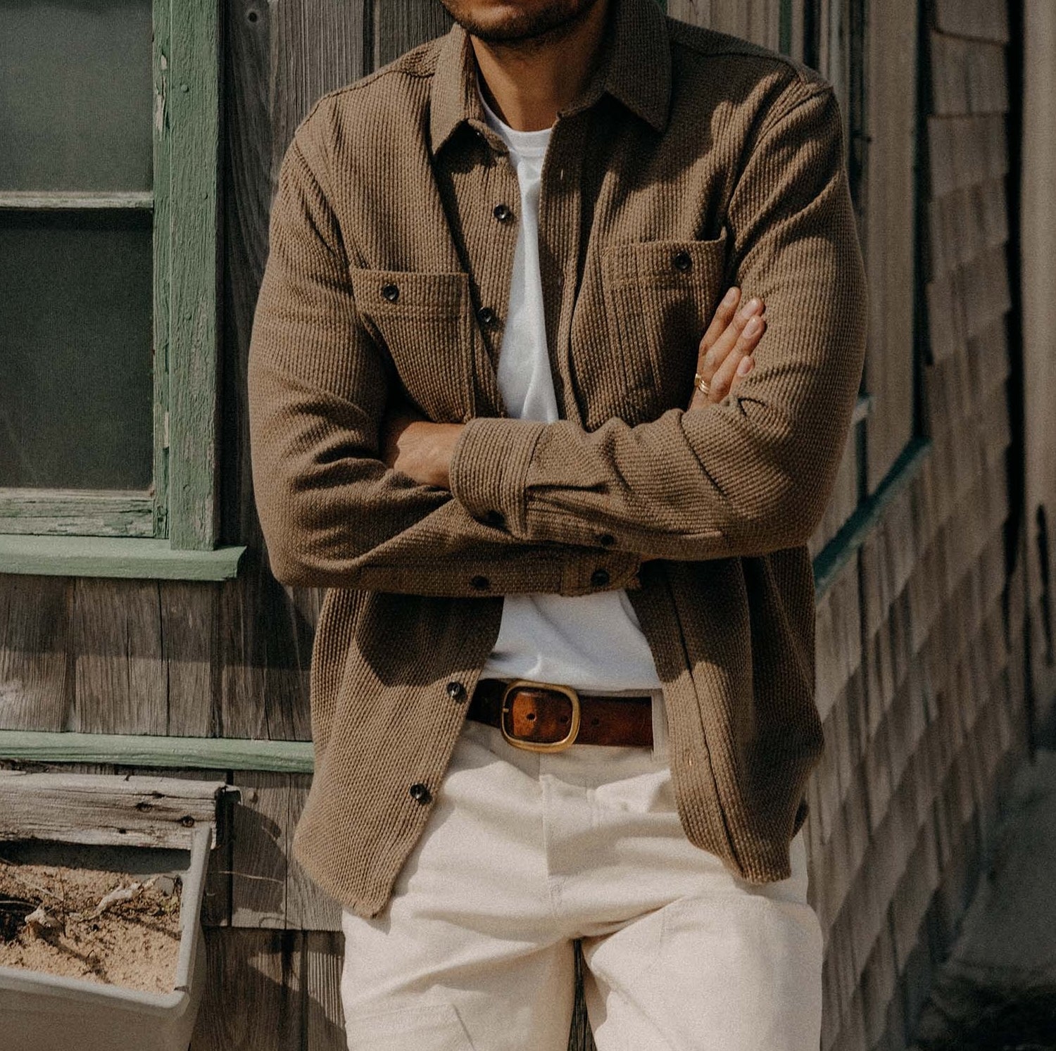 Utility Shirt - Cypress Sashiko - Taylor Stitch - STAG Provisions - Tops - L/S Woven - Solid
