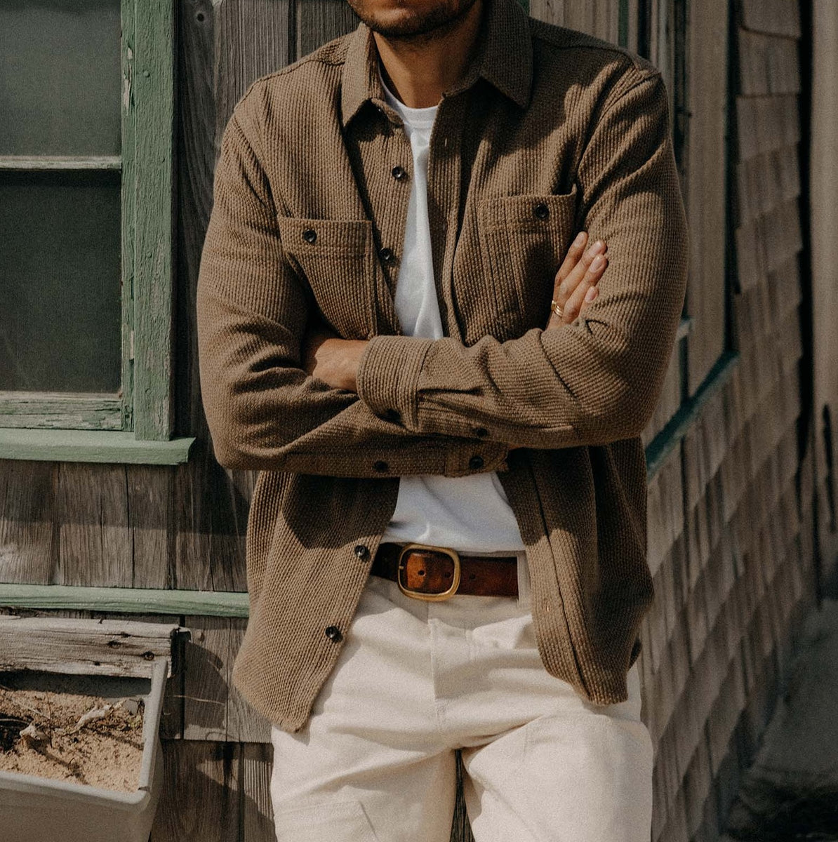 Utility Shirt Cypress Sashiko