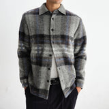 Nolan Overshirt - Grey/Blue - Wax London - STAG Provisions - Outerwear - Shirt Jacket