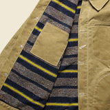 Supply Jacket - Blanket Lined Waxed Tan Ridgeline - Rogue Territory - STAG Provisions - Outerwear - Coat / Jacket
