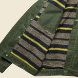 Supply Jacket - Blanket Lined Waxed Olive Ridgeline - Rogue Territory - STAG Provisions - Outerwear - Coat / Jacket