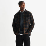 Wool Whiting Overshirt - Drawn Check - Wax London - STAG Provisions - Tops - L/S Woven - Plaid
