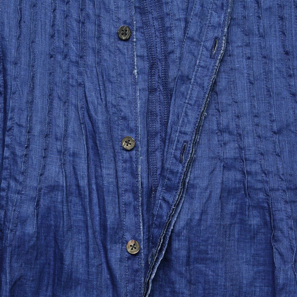 French Cloth Linen Pintuck O'Keefe Dress - Indigo - Kapital - STAG Provisions - W - Onepiece - Dress