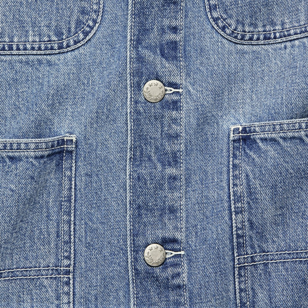 Denim Work Vest Jacket