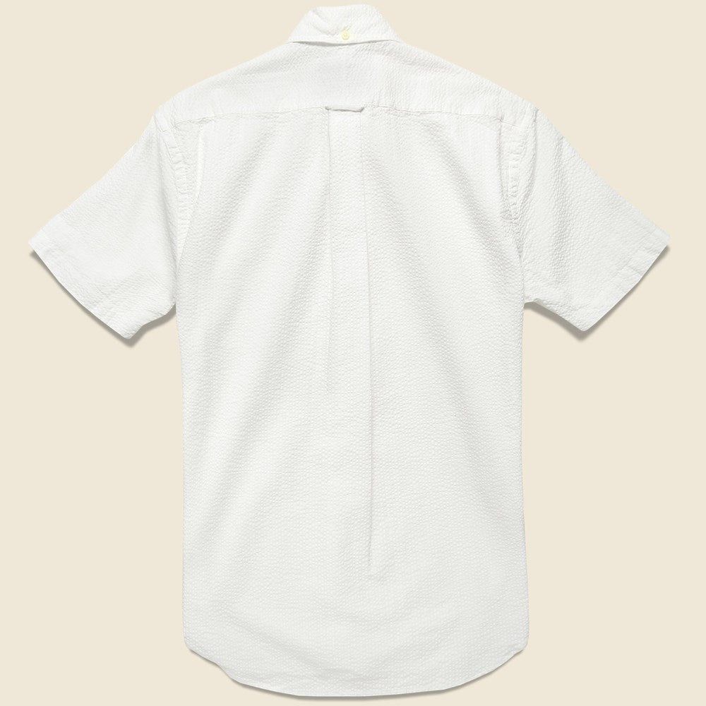 Seersucker Shirt - White - Gitman Vintage - STAG Provisions - Tops - S/S Woven - Seersucker