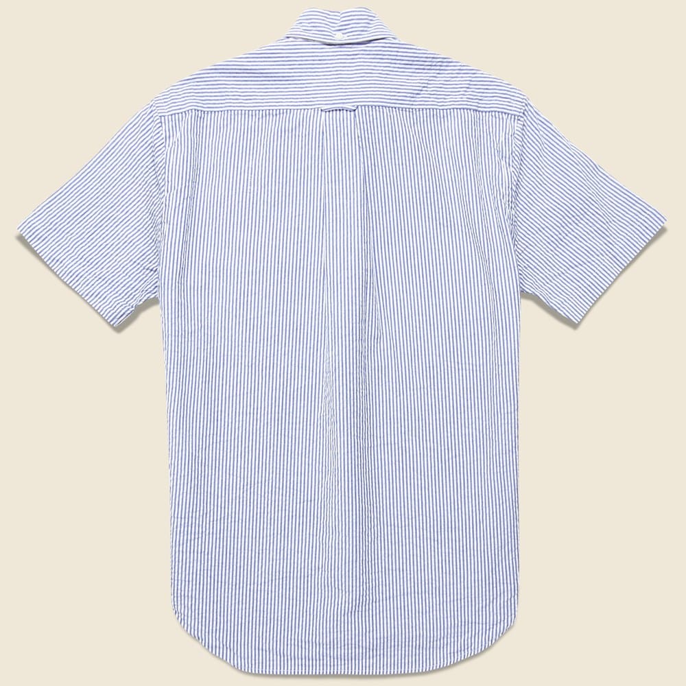 Seersucker Shirt - Blue/White Stripe - Gitman Vintage - STAG Provisions - Tops - S/S Woven - Seersucker