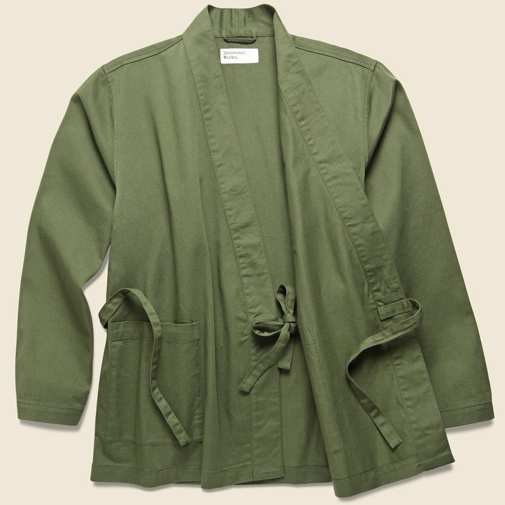 Kyoto Work Jacket - Light Olive Twill