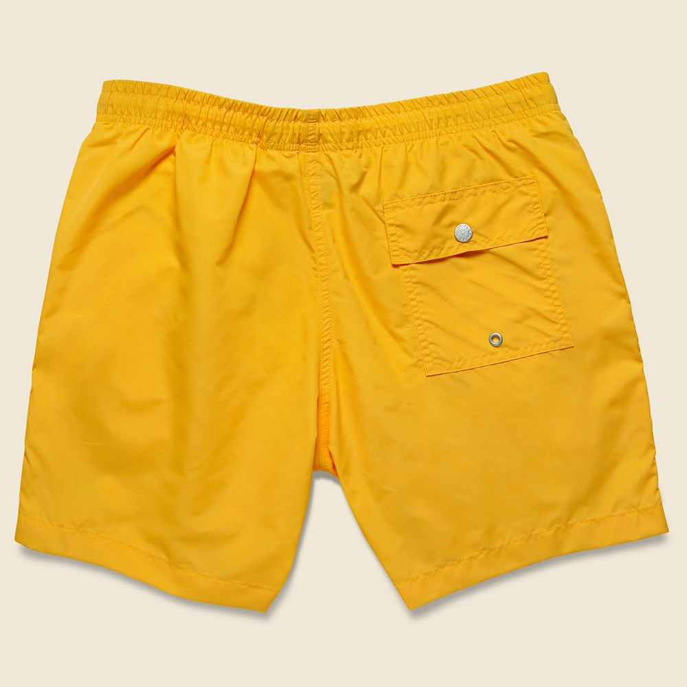Solid Swim Trunk - Tangerine - Bather - STAG Provisions - Shorts - Swim