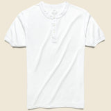 Supima Jersey Henley - White - Save Khaki - STAG Provisions - Tops - S/S Knit