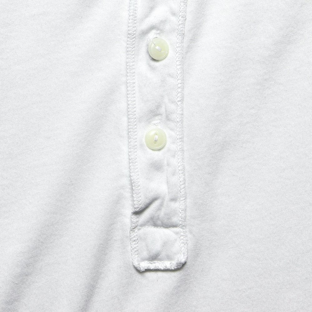 Supima Jersey Henley - White - Save Khaki - STAG Provisions - Tops - S/S Knit