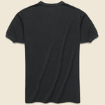 Supima Jersey Henley - Black - Save Khaki - STAG Provisions - Tops - S/S Knit
