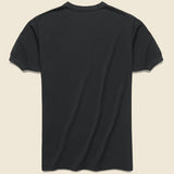 Supima Jersey Henley - Black - Save Khaki - STAG Provisions - Tops - S/S Knit