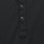 Supima Jersey Henley - Black - Save Khaki - STAG Provisions - Tops - S/S Knit