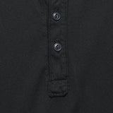 Supima Jersey Henley - Black - Save Khaki - STAG Provisions - Tops - S/S Knit