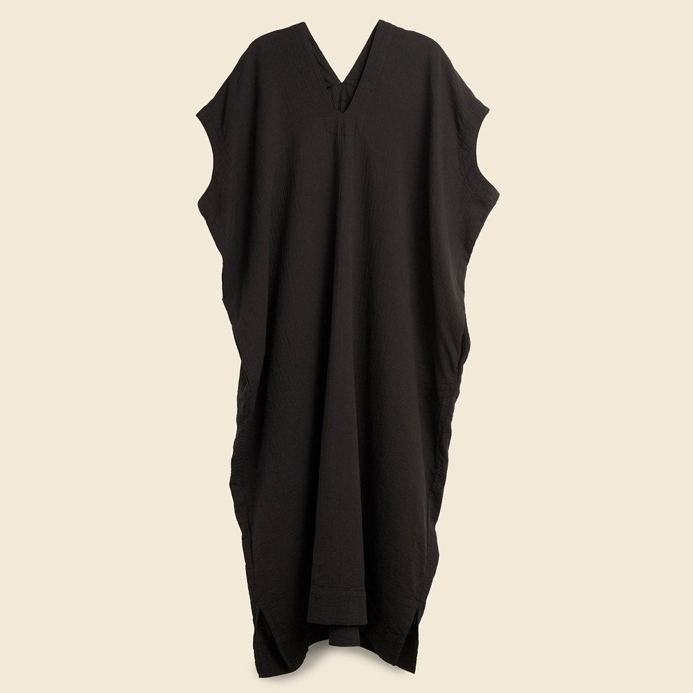 Atelier Delphine Crescent Dress Long -  Black