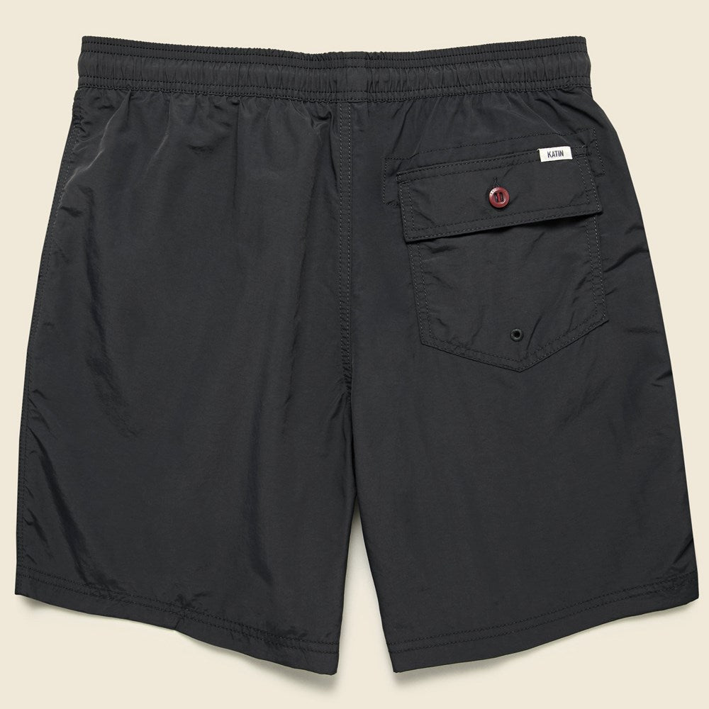 Poolside Volley Trunk - Black - Katin - STAG Provisions - Shorts - Swim