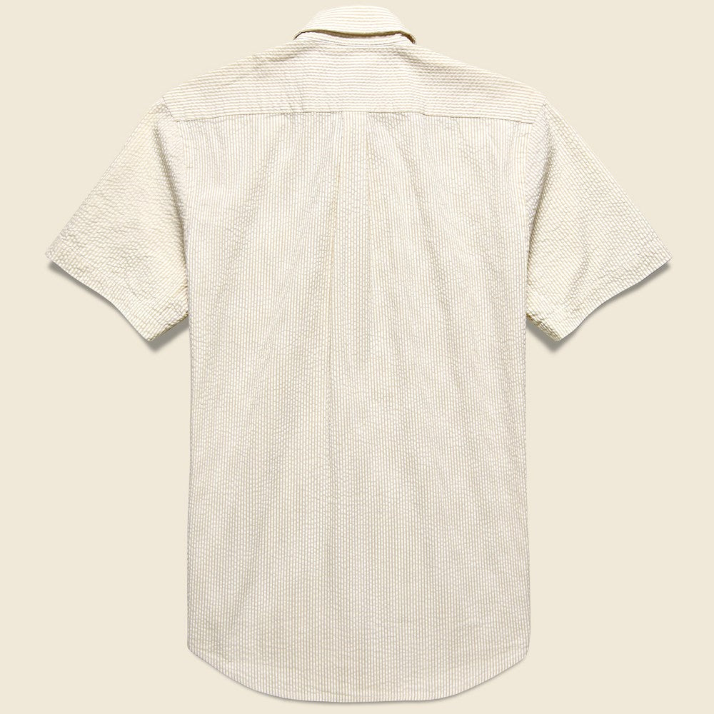 Atlantico Seersucker Shirt - Stripe - Portuguese Flannel - STAG Provisions - Tops - S/S Woven - Seersucker