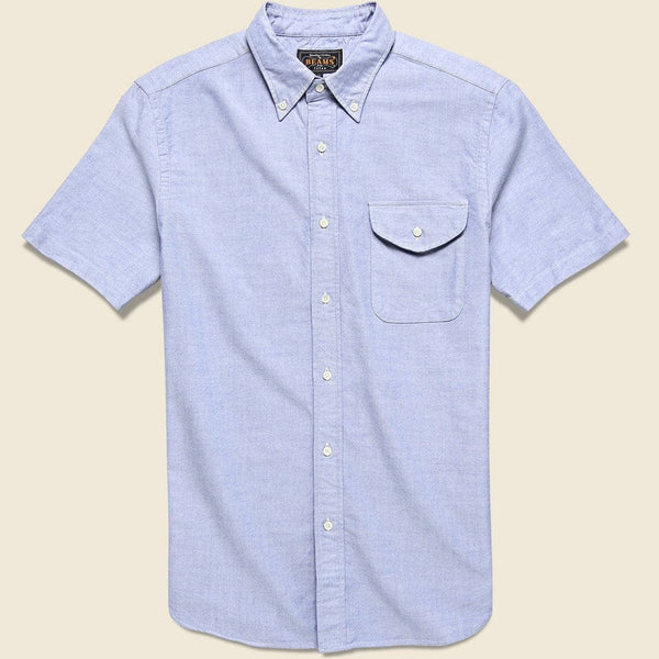 トップス Square Tail Oxford Short Sleeve Shirt XL 0731516000016_W27132_338_A.jpg