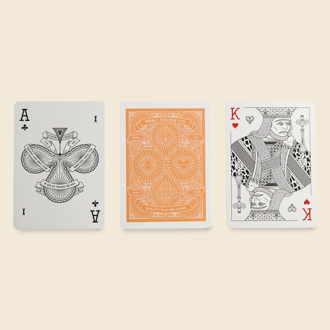 Playing Cards - Sandstone - Misc Goods Co. - STAG Provisions - Home - Bar & Entertaining - Game