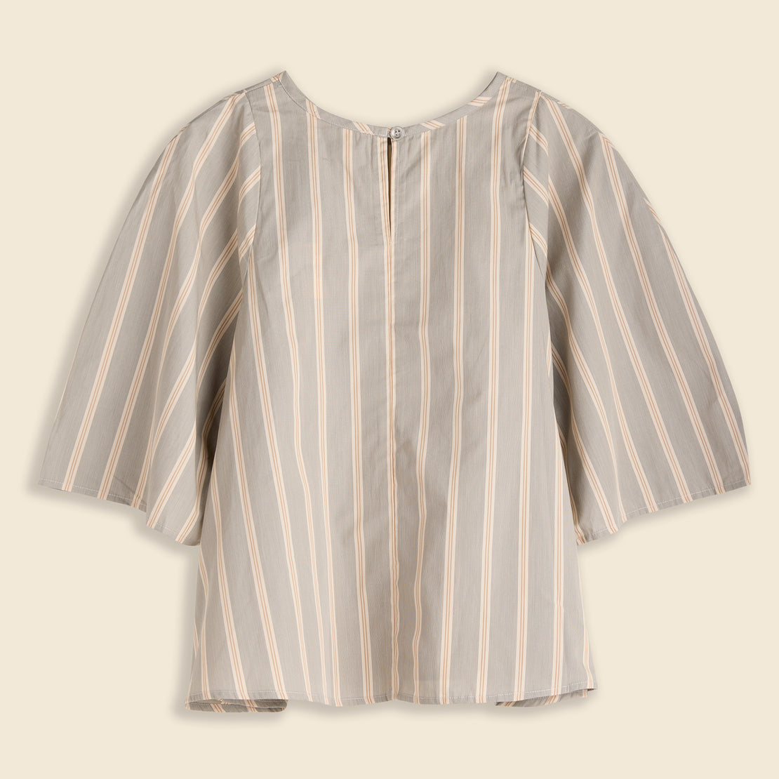 Willow Top - Grey Quill Stripe - Atelier Delphine - STAG Provisions - W - Tops - S/S Woven