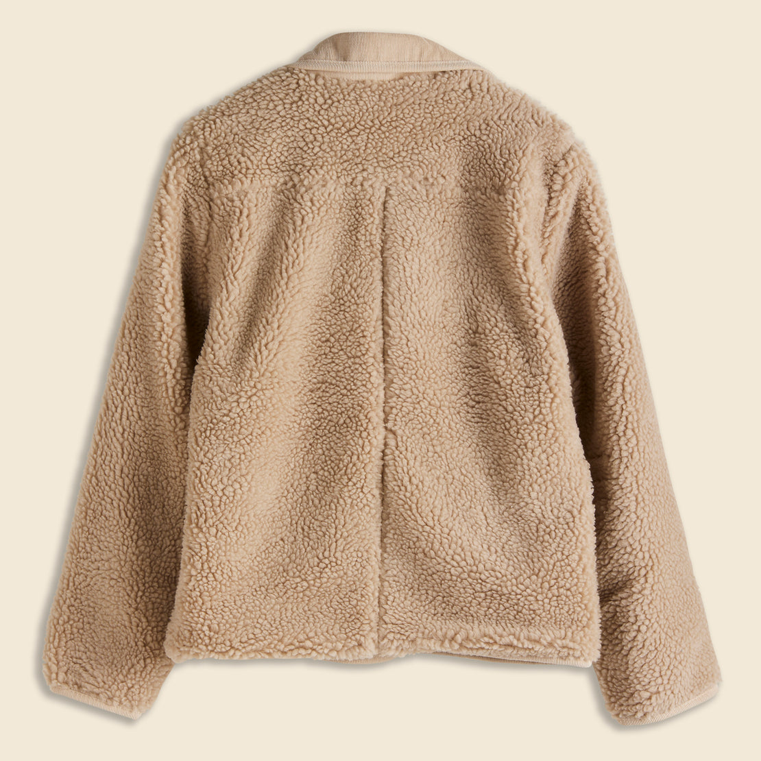 Sherpa Fleece Jacket - Natural - Alex Mill - STAG Provisions - W - Outerwear - Coat/Jacket